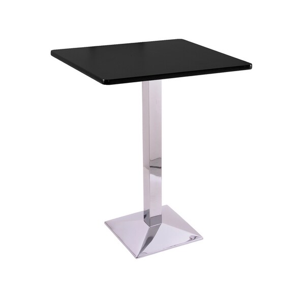 42" 217 Chrome Table, 30" x 30" Square Top